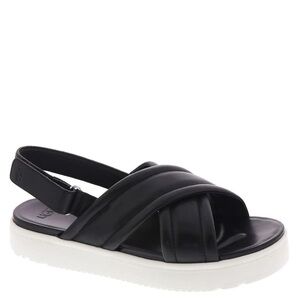 Ugg Black Leather Zayne Sling Back Sandal